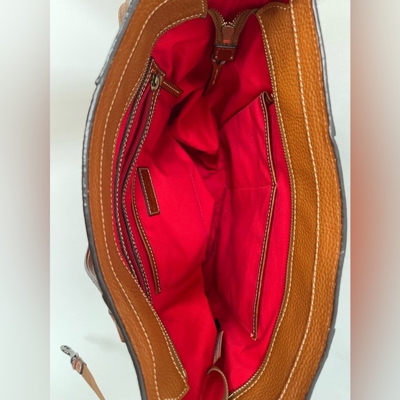 Dooney and Bourke Pebble Grain Small Lexington, Color: CARAMEL - Picture 14 of 15